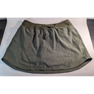 Alpine Design Make Waves Skort Army Heathered Green Mesh Undershorts Womens sz M